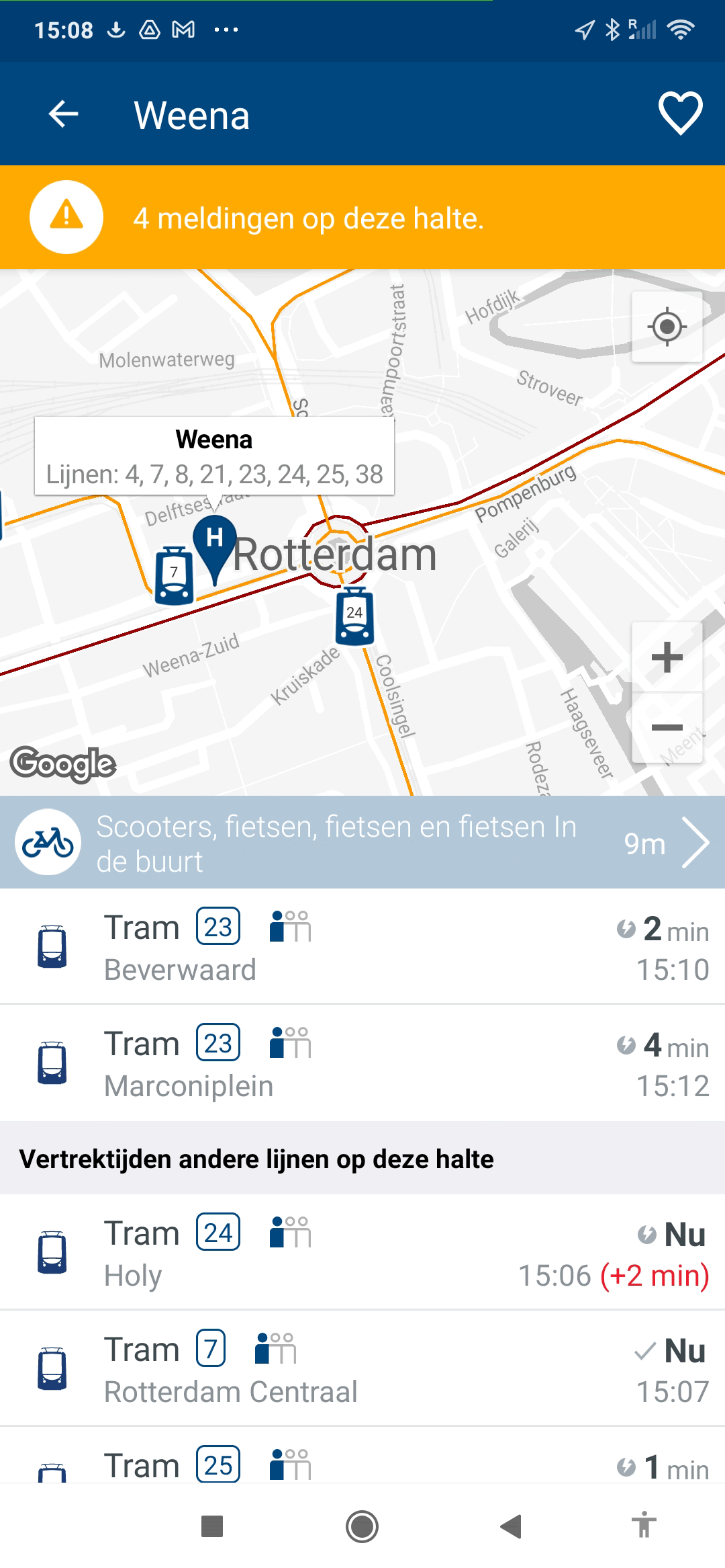 RET real Time app
