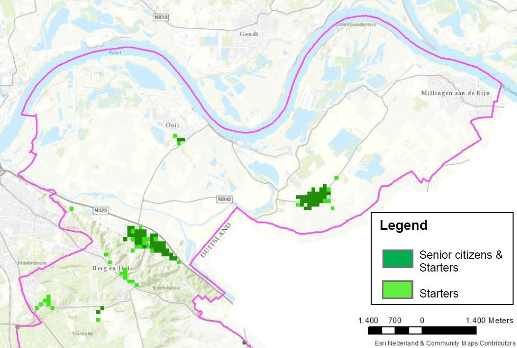 Site analyse Berg en Dal ArcGIS Pro